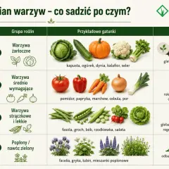 Po warzywach żarłocznych (rok 1) sadź pomidory, paprykę, marchew, cebulę. Płodozmian warzyw to klucz do sukcesu.